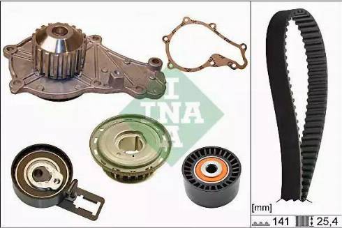 INA 530 0631 30 - Water Pump & Timing Belt Set autospares.lv