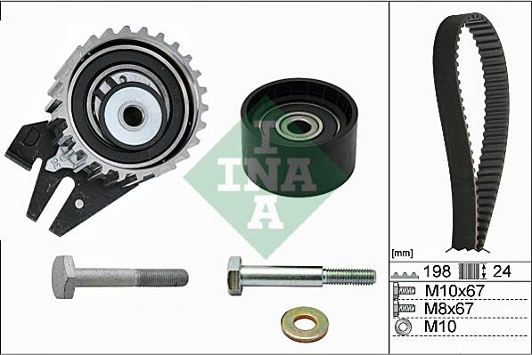 INA 530 0626 10 - Timing Belt Set autospares.lv