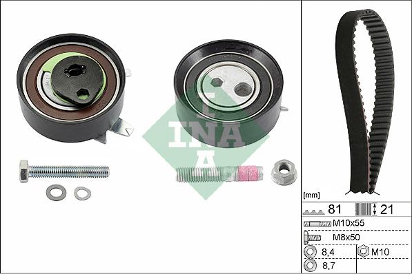 INA 530 0062 10 - Timing Belt Set autospares.lv