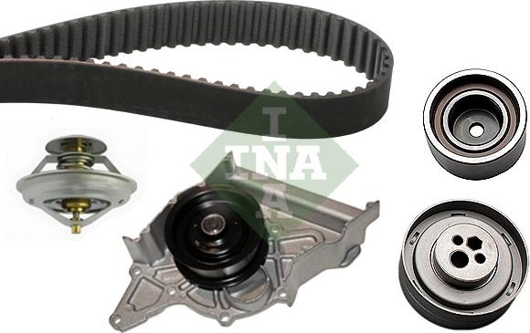 INA 530 0158 30 - Water Pump & Timing Belt Set autospares.lv