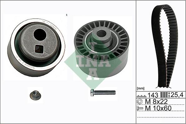 INA 530 0105 10 - Timing Belt Set autospares.lv