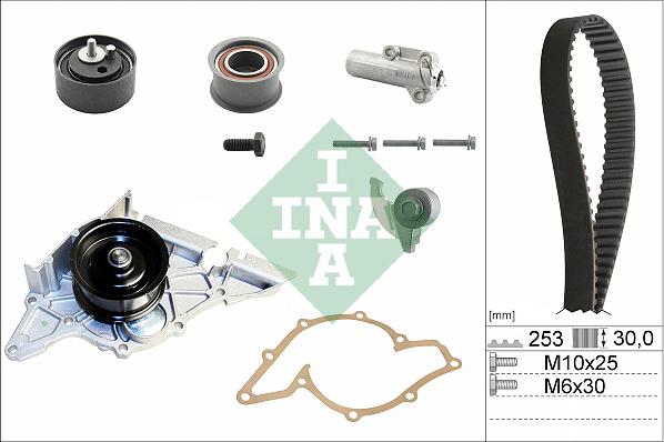 INA 530 0179 33 - Water Pump & Timing Belt Set autospares.lv