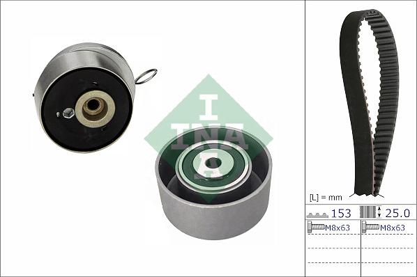 INA 530 0847 10 - Timing Belt Set autospares.lv