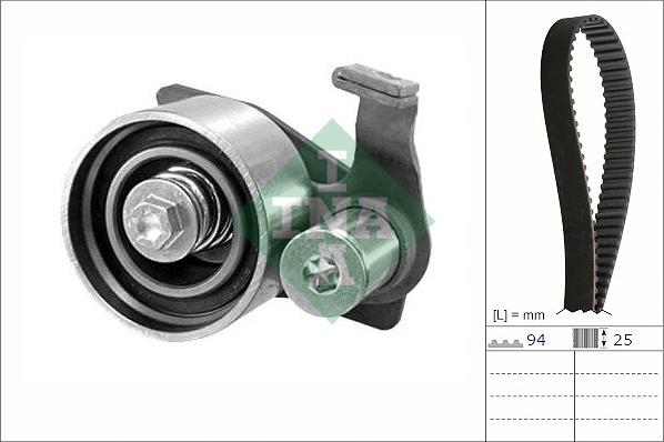 INA 530 0836 10 - Timing Belt Set autospares.lv