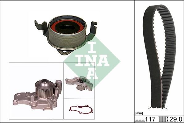 INA 530 0308 30 - Water Pump & Timing Belt Set autospares.lv