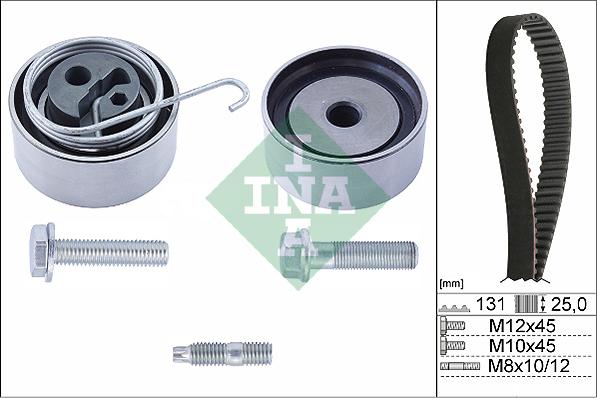 INA 530 0338 10 - Timing Belt Set autospares.lv