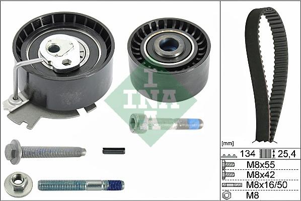 INA 530 0379 10 - Timing Belt Set autospares.lv