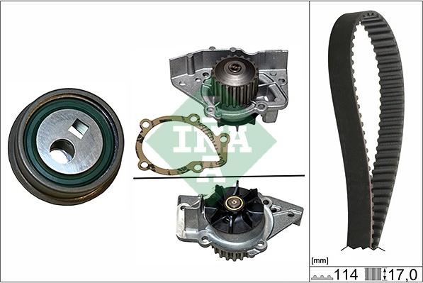 INA 530 0257 30 - Water Pump & Timing Belt Set autospares.lv