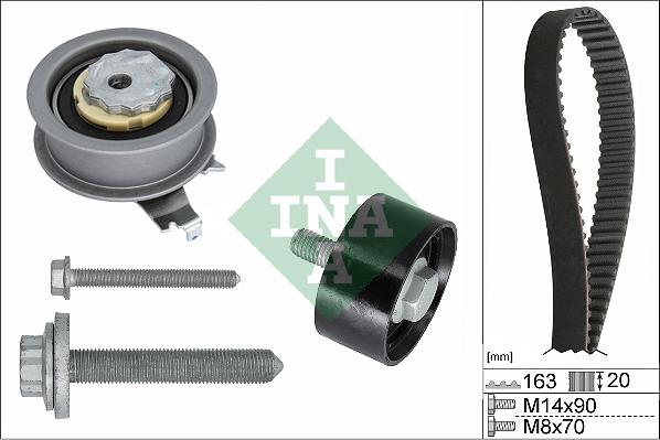 INA 530 0711 10 - Timing Belt Set autospares.lv