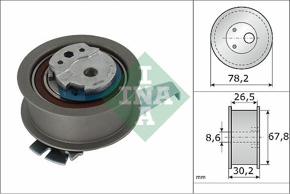 INA 531096210 - Tensioner Pulley, timing belt autospares.lv