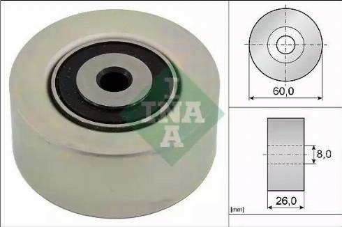 INA 531 0467 10 - Pulley, v-ribbed belt autospares.lv