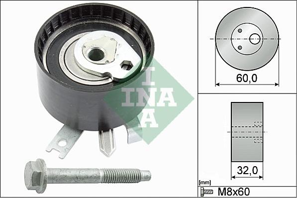 INA 531 0547 10 - Tensioner Pulley, timing belt autospares.lv
