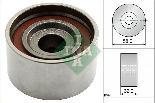 INA 531 0582 10 - Tensioner Pulley, timing belt autospares.lv