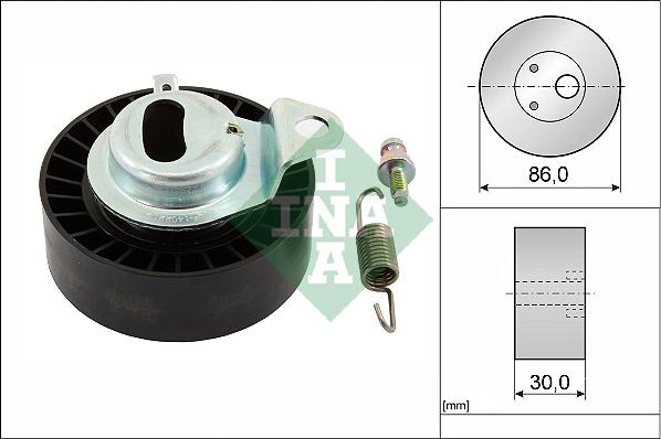 INA 531 0657 20 - Tensioner Pulley, timing belt autospares.lv