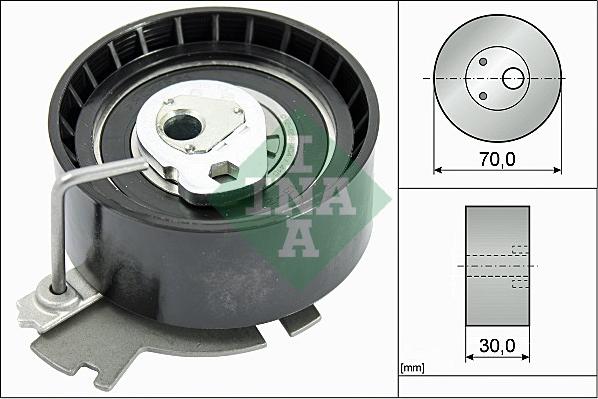 INA 531 0632 10 - Tensioner Pulley, timing belt autospares.lv