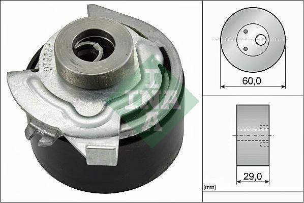 INA 531 0627 30 - Tensioner Pulley, timing belt autospares.lv