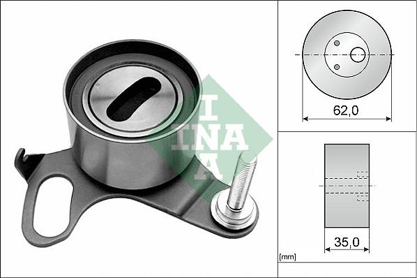 INA 531 0191 20 - Tensioner Pulley, timing belt autospares.lv
