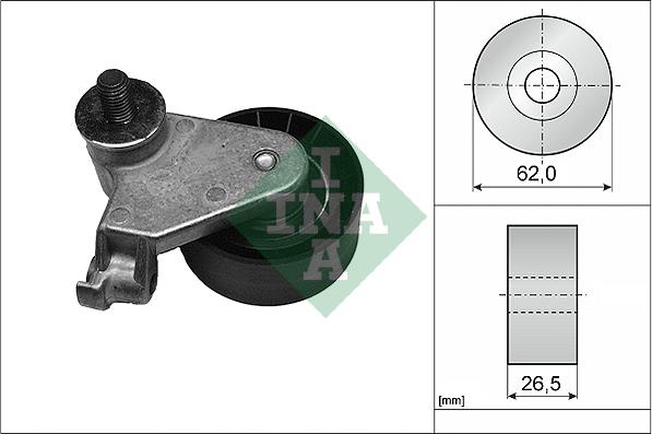 INA 531 0171 10 - Tensioner Pulley, timing belt autospares.lv