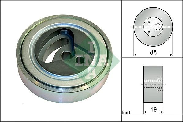 INA 531 0899 10 - Pulley, v-ribbed belt autospares.lv