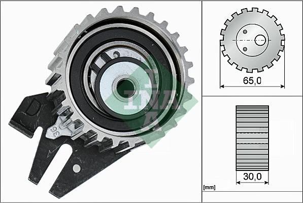INA 531 0844 10 - Tensioner Pulley, timing belt autospares.lv