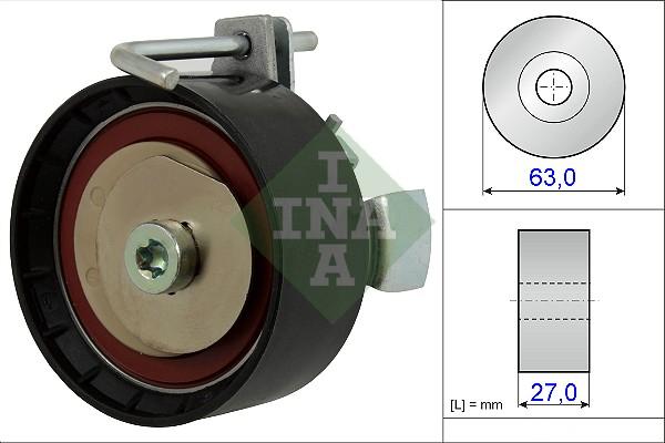 INA 531 0877 10 - Tensioner Pulley, timing belt autospares.lv