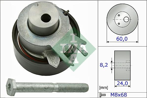 INA 531 0317 10 - Tensioner Pulley, timing belt autospares.lv