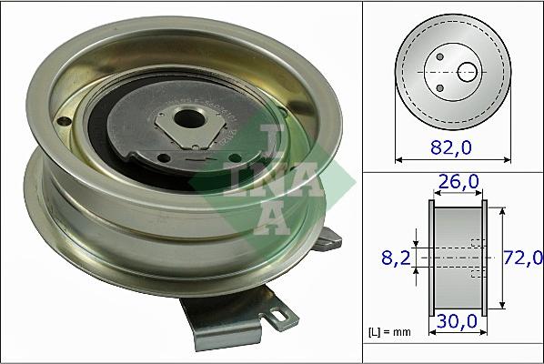 INA 531 0203 20 - Tensioner Pulley, timing belt autospares.lv