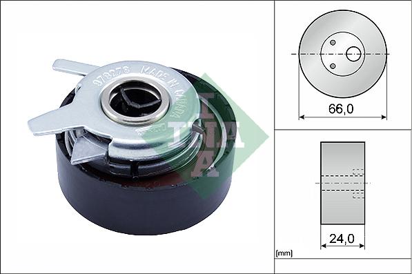 INA 531 0276 30 - Tensioner Pulley, timing belt autospares.lv