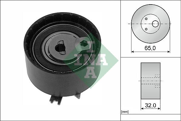 INA 531 0710 10 - Tensioner Pulley, timing belt autospares.lv