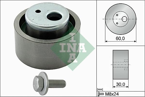 INA 531 0780 10 - Tensioner Pulley, timing belt autospares.lv