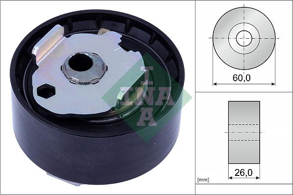 INA 531 1024 10 - Tensioner Pulley, timing belt autospares.lv