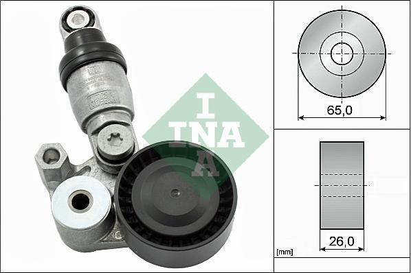 INA 533 0129 10 - Belt Tensioner, v-ribbed belt autospares.lv