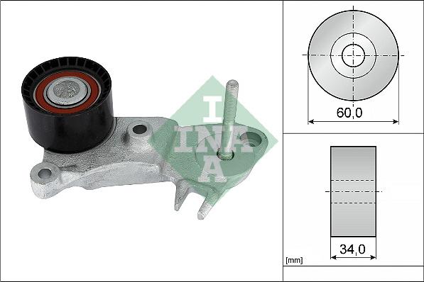 INA 532 0999 10 - Deflection / Guide Pulley, timing belt autospares.lv