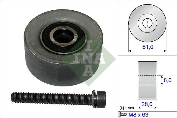 INA 532 0472 10 - Deflection / Guide Pulley, timing belt autospares.lv