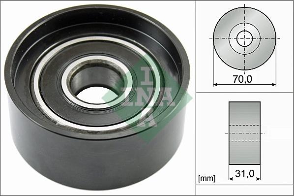 INA 532 0588 10 - Pulley, v-ribbed belt autospares.lv