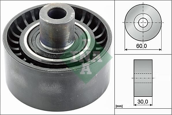 INA 532 0538 10 - Pulley, v-ribbed belt autospares.lv