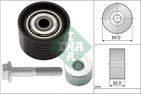 INA 532 0654 10 - Deflection / Guide Pulley, timing belt autospares.lv