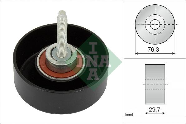 INA 532 0651 10 - Pulley, v-ribbed belt autospares.lv