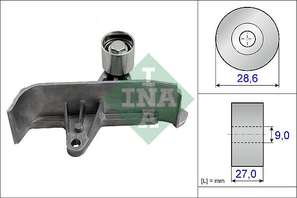 INA 532 0601 10 - Deflection / Guide Pulley, timing belt autospares.lv