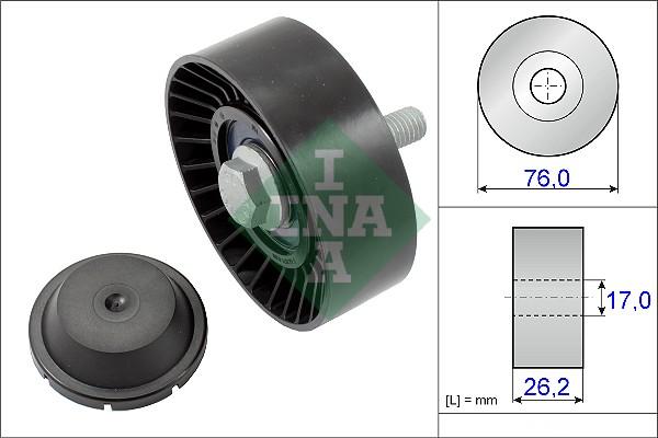 INA 532 0632 10 - Pulley, v-ribbed belt autospares.lv