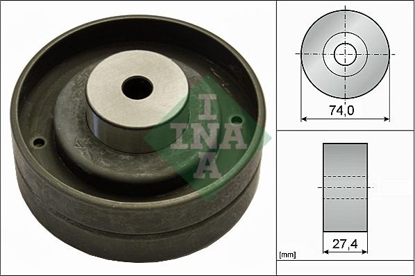 INA 532 0051 10 - Deflection / Guide Pulley, timing belt autospares.lv