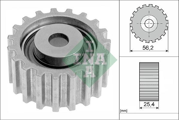 INA 532 0018 10 - Deflection / Guide Pulley, timing belt autospares.lv