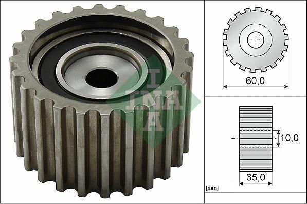 INA 532 0085 20 - Deflection / Guide Pulley, timing belt autospares.lv