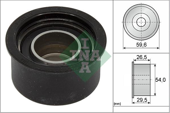 INA 532 0087 10 - Deflection / Guide Pulley, timing belt autospares.lv