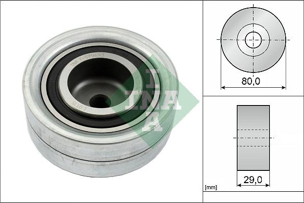 INA 532 0111 10 - Deflection / Guide Pulley, timing belt autospares.lv