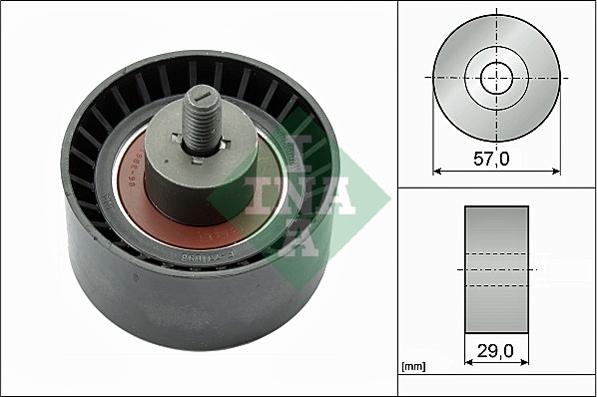 INA 532 0120 10 - Deflection / Guide Pulley, timing belt autospares.lv