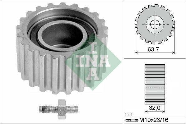 INA 532 0171 10 - Deflection / Guide Pulley, timing belt autospares.lv