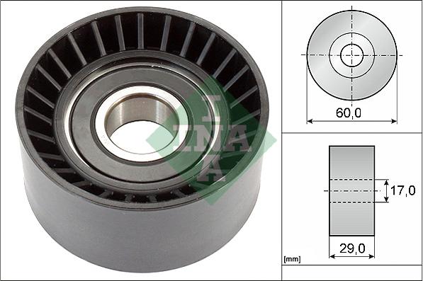 INA 532 0364 20 - Pulley, v-ribbed belt autospares.lv