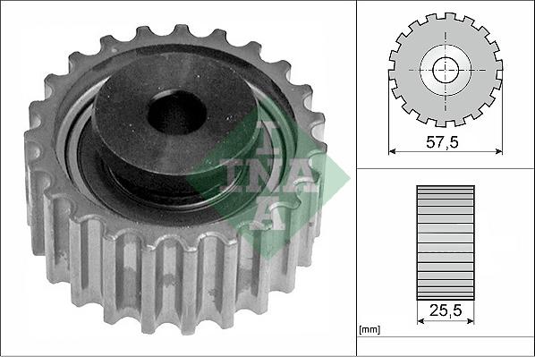 INA 532 0387 20 - Deflection / Guide Pulley, timing belt autospares.lv