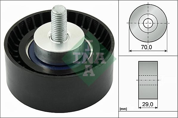 INA 532 0298 10 - Pulley, v-ribbed belt autospares.lv